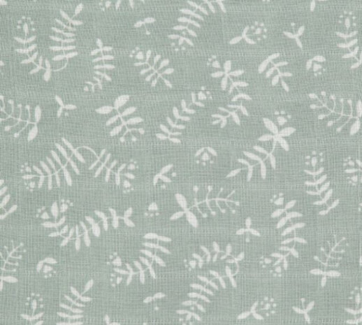 inbakerdoeken Botanic 120 x 120 cm katoen groen