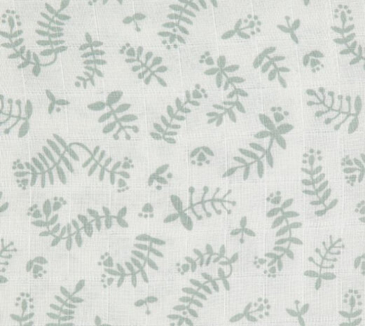 inbakerdoeken Botanic 120 x 120 cm katoen groen