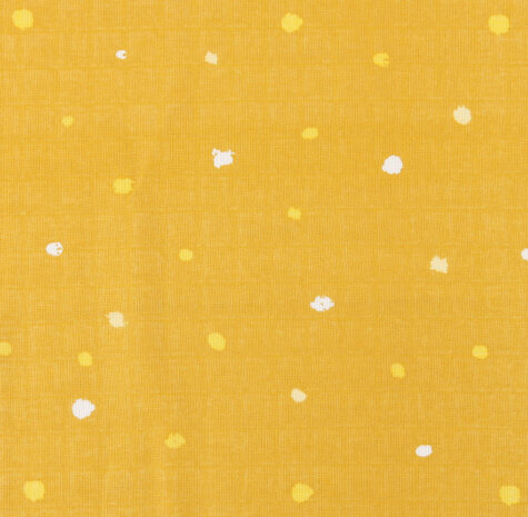inbakerdoeken Sunny 120 x 120 cm katoen okergeel