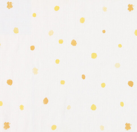 inbakerdoeken Sunny 120 x 120 cm katoen okergeel