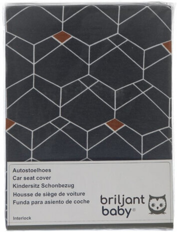 autostoelhoes 1+ Deco junior katoen antraciet
