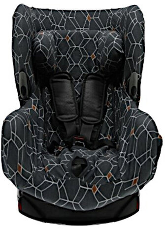 autostoelhoes Axiss Deco junior katoen antraciet