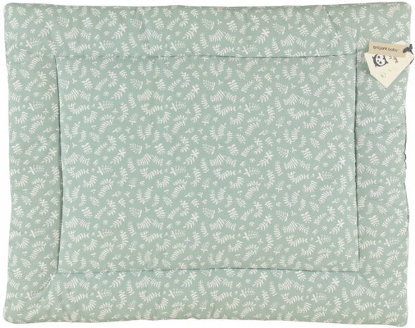 boxkleed Organic Botanic 80 x 100 cm katoen groen