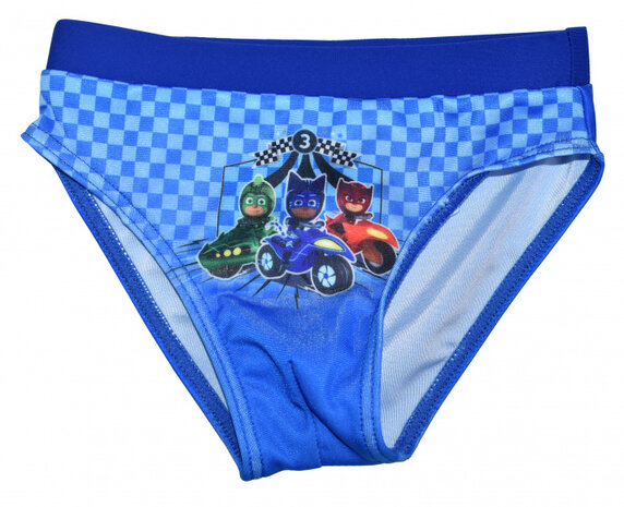 zwembroek PJ Masks junior textiel lichtblauw/blauw maat 1 jaar