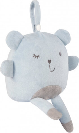 knuffelhanger Lil Cuties jongens 12 x 7 cm polyester blauw