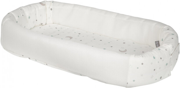 babynest Magic Stars junior 80 x 50 x 15 cm katoen wit