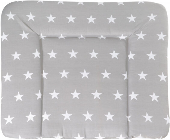 aankleedkussen Little Stars 85 x 75 cm polyester grijs