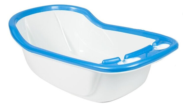 badje junior 82 x 46 x 30 cm wit/blauw