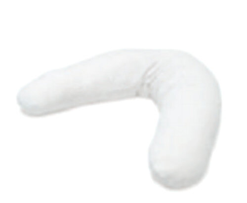 voedingskussenhoes baby katoen/polyester wit