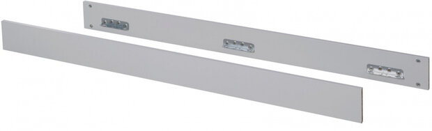 ombouwzijden 139 x 3 cm spaanplaat lichtgrijs 2 stuks