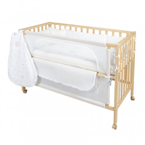 bedset Magic Stars 60 x 120 cm hout/katoen bruin 4-delig