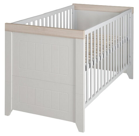 Ledikant Helene junior 70 x 140 cm hout wit/naturel