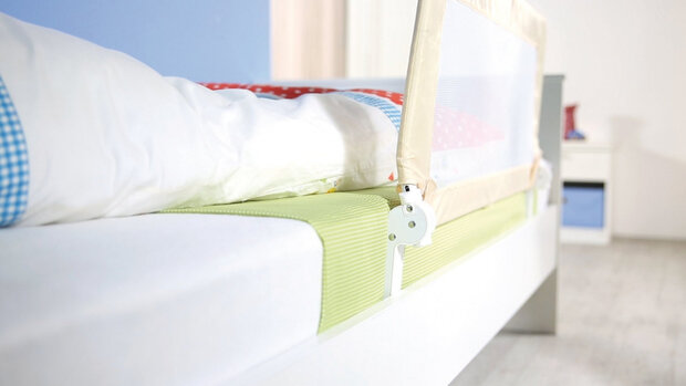 bedhekje Klipp-Klapp junior 40 x 135 cm polyester beige