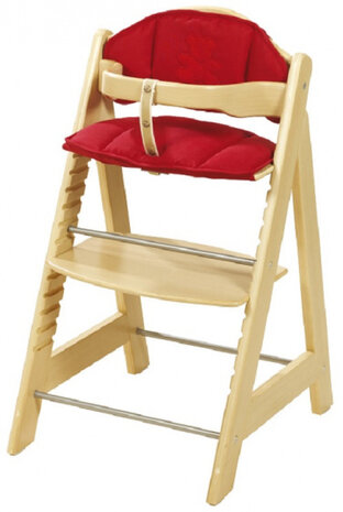 stoelverkleiner Canvas junior rood polyester rood 2-delig