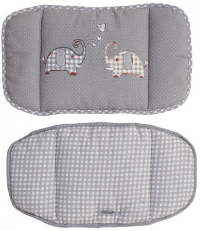 stoelverkleiner Jumbotwins junior polyester grijs 2-delig