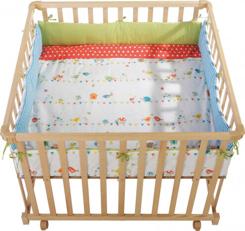 boxkleed Forest Wedding junior 96 x 96 x 18 cm polyester