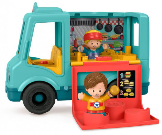 speelset Little People Food Truck groen 3-delig