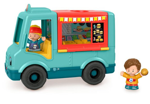 speelset Little People Food Truck groen 3-delig
