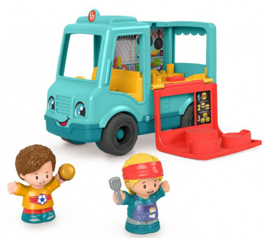 speelset Little People Food Truck groen 3-delig