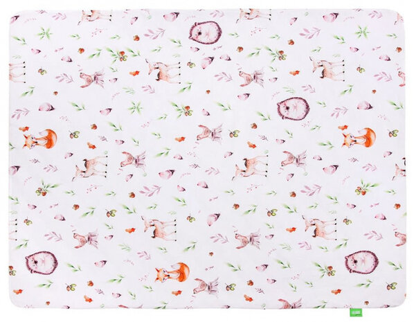 deken junior 75 x 100 cm polykatoen wit