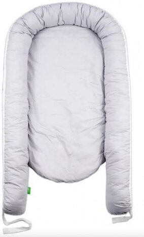 babynest Sterren junior 80 x 45 cm polykatoen grijs