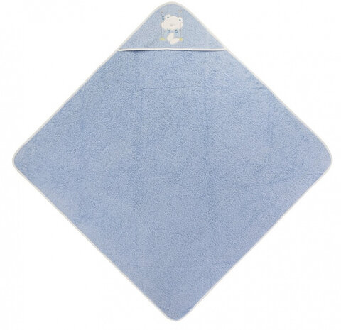handdoek schommel 100 x 100 cm katoen blauw