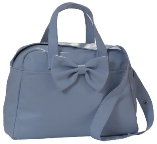 luiertas 19 liter 42 x 30 x 15 cm kunstleer blauw