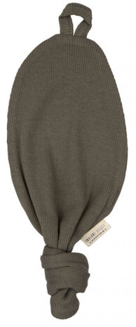 speendoekje Dusty Olive katoen legergroen
