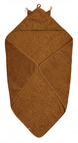 badcape junior 83 x 83 cm katoen bruin