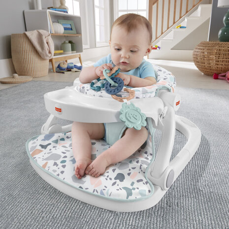 babystoel Zitten Spelen junior 53 x 69 cm wit