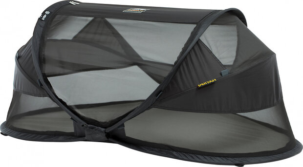 reisbed Baby Luxe junior 120 x 75 x 50 cm polyester zwart