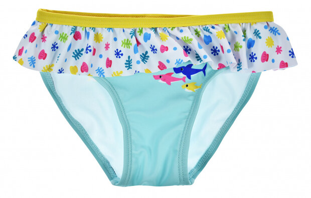 zwemslip Baby Shark meisjes polyester blauw mt 92