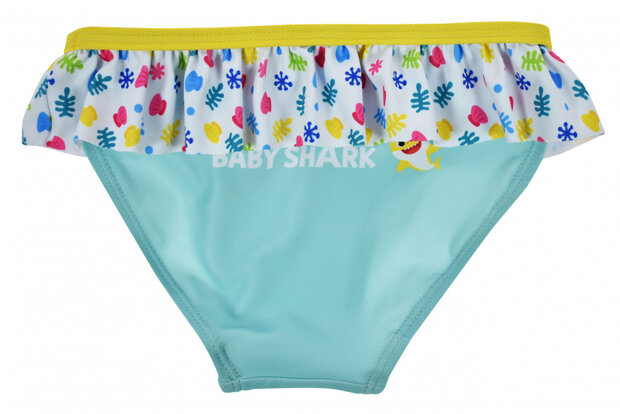 zwemslip Baby Shark meisjes polyester blauw mt 92