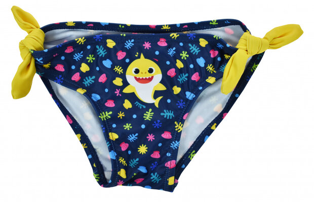 zwemslip Baby Shark meisjes polyester navy mt 80