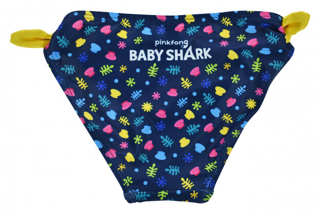 zwemslip Baby Shark meisjes polyester navy mt 80