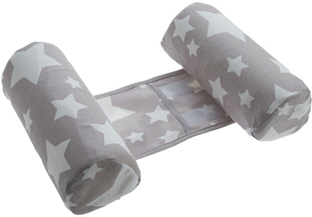 stabilisatierol sterren junior katoen grijs/wit