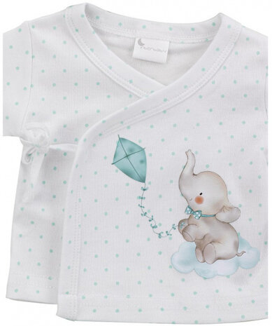 babykledingset Olifant katoen mint maat 50/68 5-delig
