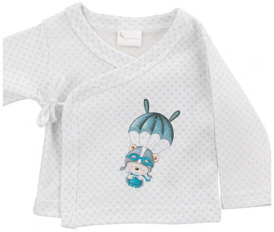 babykledingset Parachute katoen blauw maat 50/68