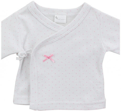 babykledingset Stipjes katoen roze maat 50/68 5-delig