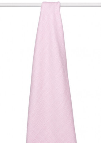 verzorgingsdoek junior 120 x 120 cm katoen roze