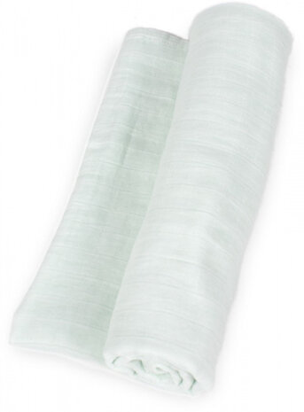 verzorgingsdoek junior 120 x 120 cm katoen groen