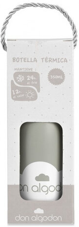 thermoskan 350 ml 6,5 x 17 cm RVS grijs/zilver