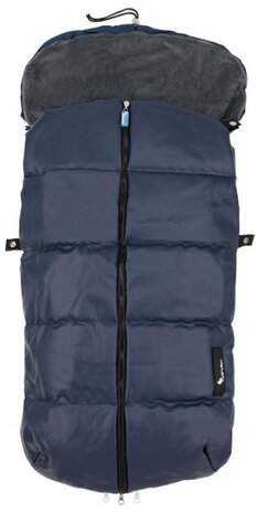 slaapzak kinderwagen 105 x 46 cm fleece donkerblauw