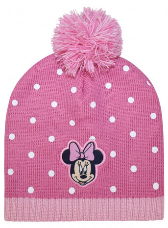 babymuts Minnie Mouse meisjes acryl roze one-size
