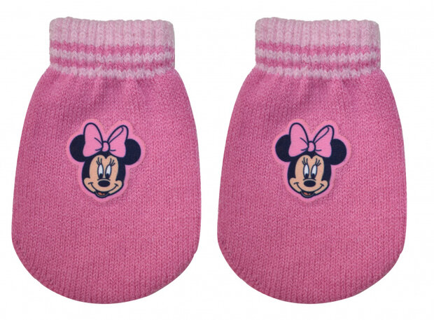 babyhandschoenen Minnie meisjes acryl roze one-size
