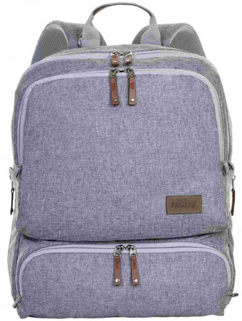 luiertas 15 liter 34,5 x 27 x 16,5 cm polyester grijs