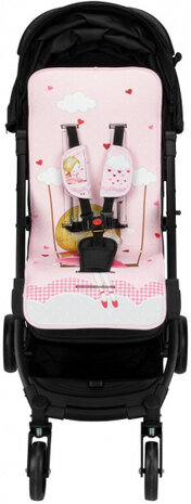 inlegkussen Columpio 83 x 33 cm katoen roze 3-delig
