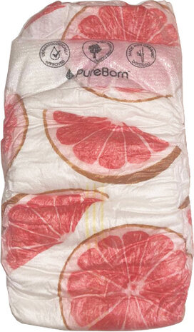 luiers Grapefruit bamboevezel wit 28 stuks maat 3