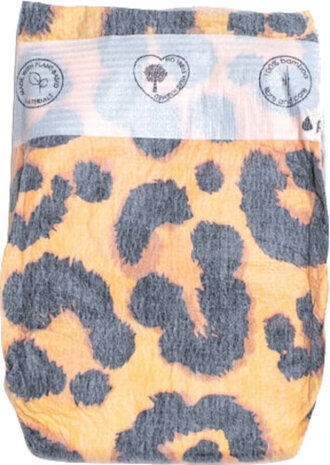luiers Leopard&nbsp;bamboevezel bruin 136 stuks maat 1