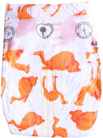 luiers Camel bamboevezel wit/oranje 128 stuks maat 2
